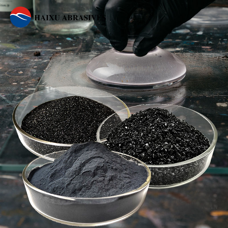 Black silicon carbide F400 grinding powder  -1-