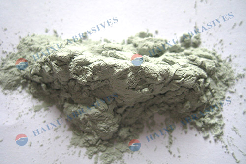 Притирочный порошок карбида кремния 10 микрон зеленого цвета  -1-