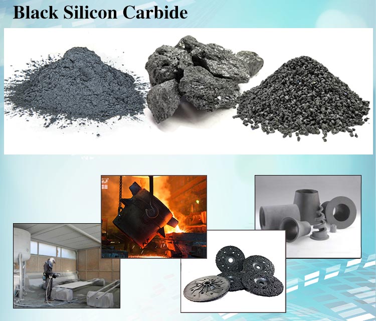 %98 SiC kum siyah silisyum karbür 0,8 mm-1,25 mm  -1-