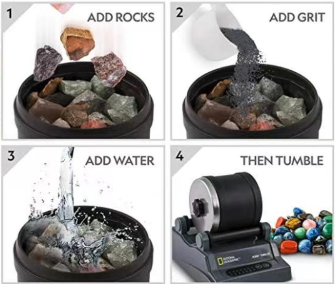 Black silicon carbide For Rock Tumbler Grit APPLICATION -1-