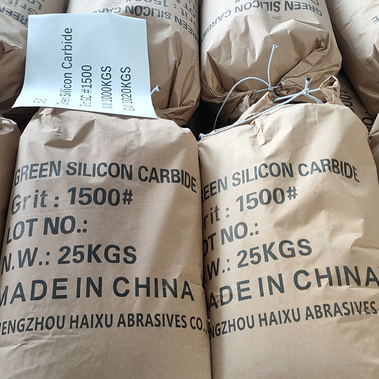 98.5% Green SiC GC 1000# GC 1200# Powder | Green Silicon Carbide - HAIXU